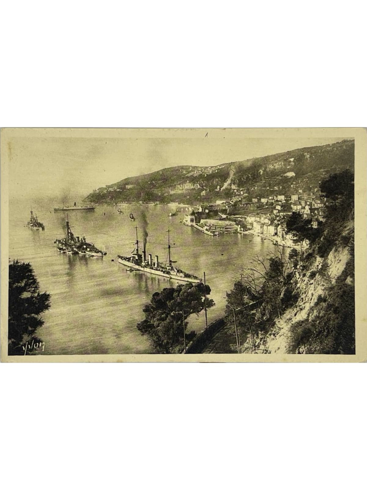 Recto de la carte postale