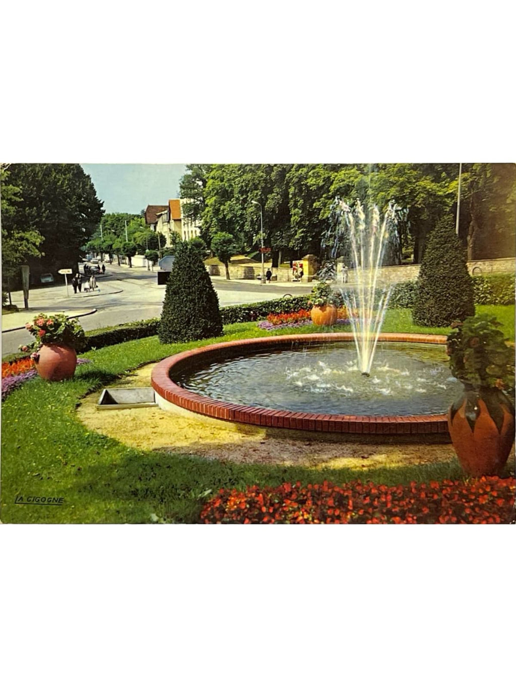 Recto de la carte postale