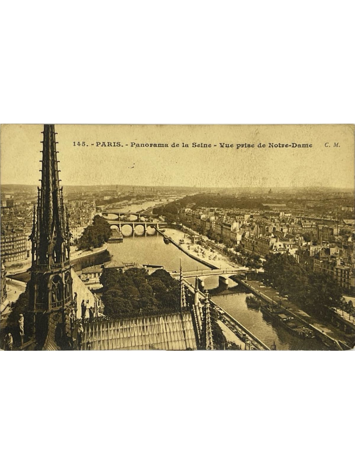 Recto de la carte postale