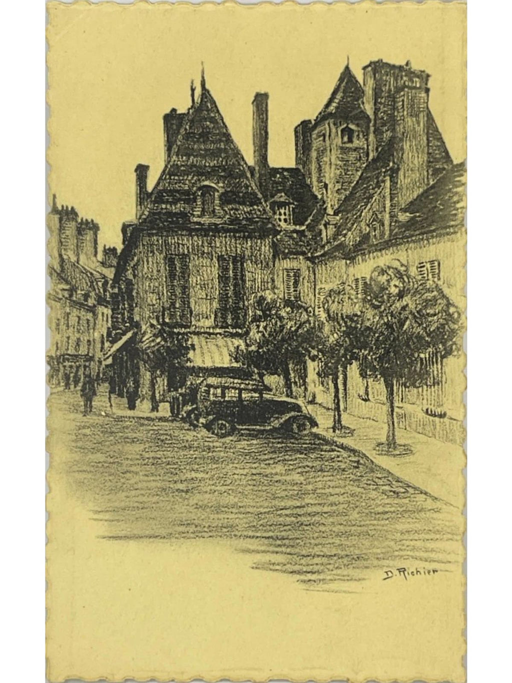 Recto de la carte postale