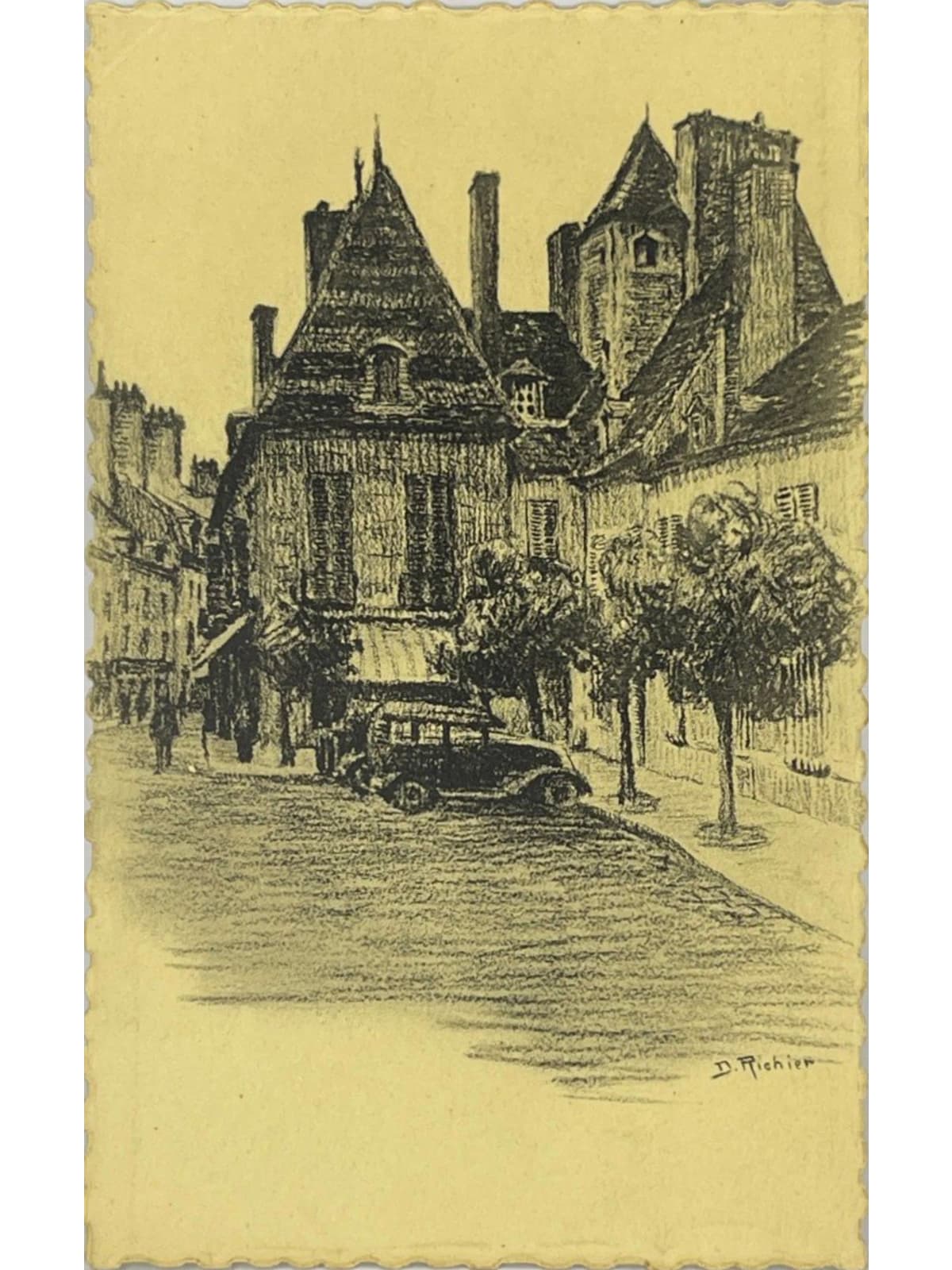 Recto de la carte postale