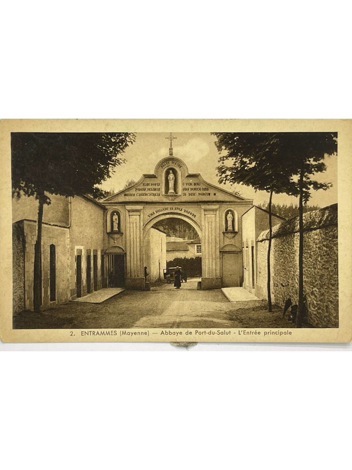 Recto de la carte postale