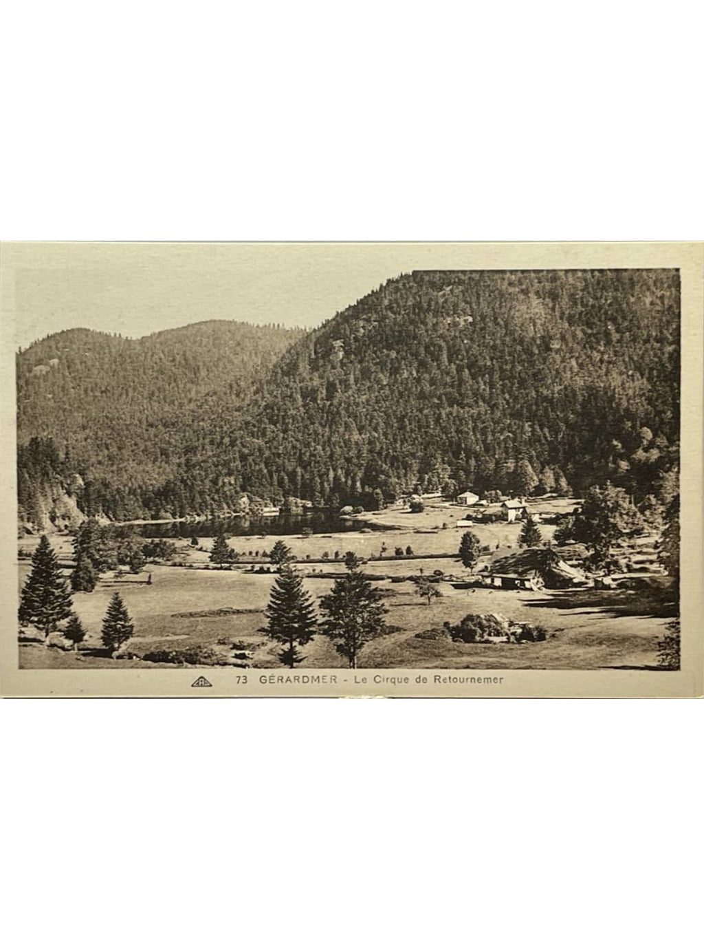 Recto de la carte postale