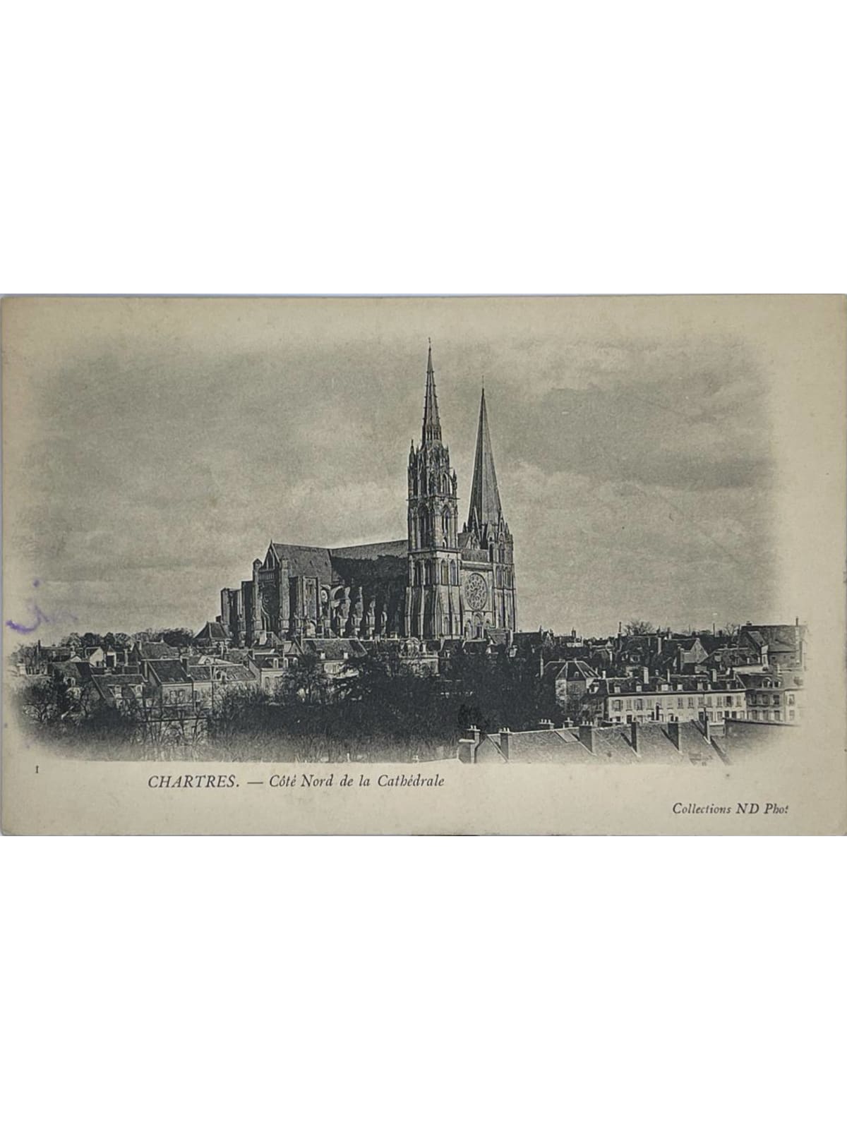Recto de la carte postale