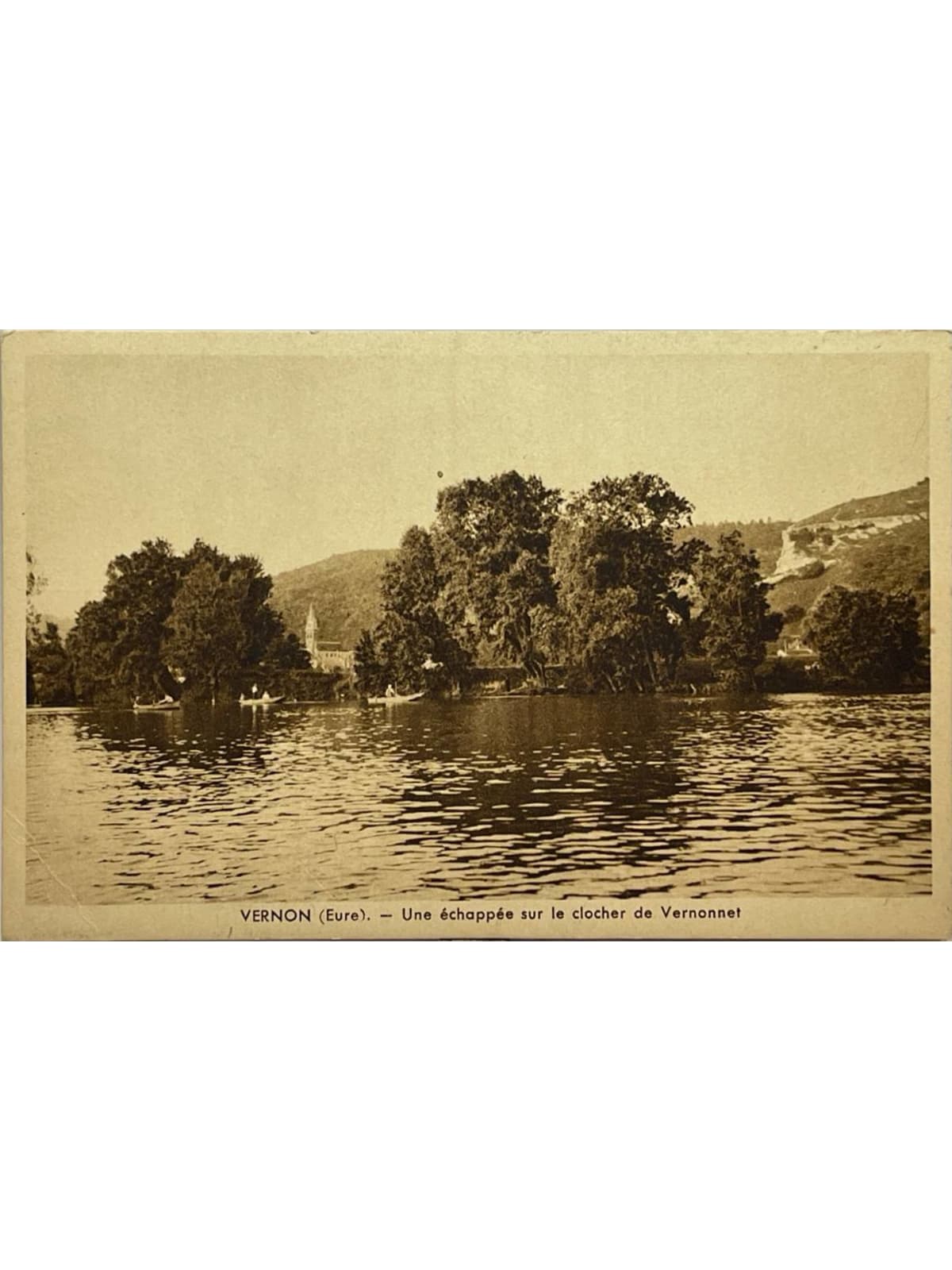Recto de la carte postale