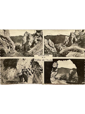 Vallée de l'Aude – Gorges et routes – Carte postale multivue APA