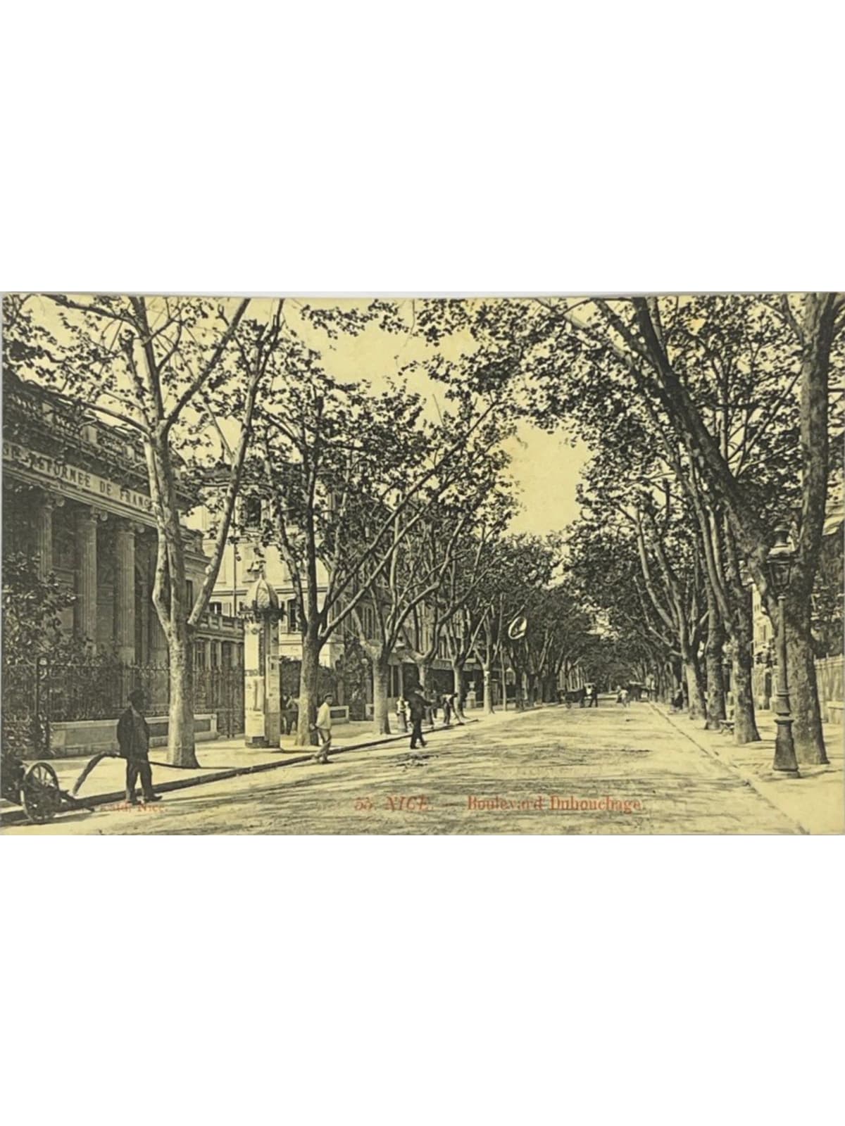 Recto de la carte postale