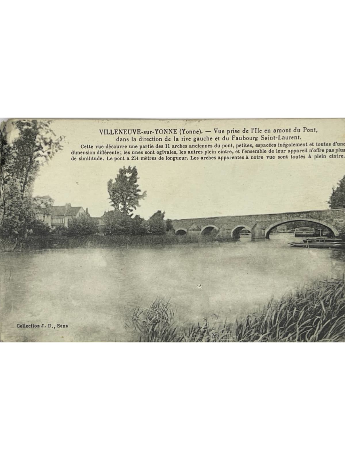 Recto de la carte postale