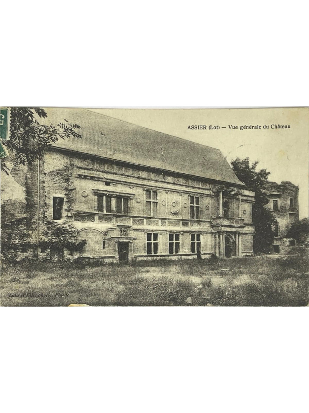 Recto de la carte postale