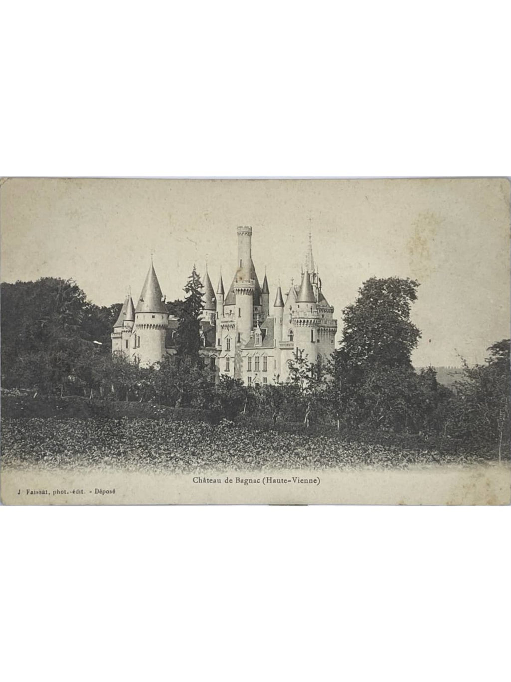 Recto de la carte postale