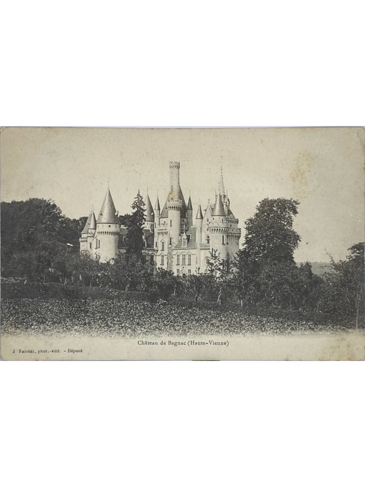 Recto de la carte postale