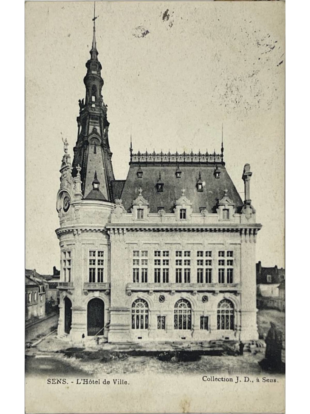 Recto de la carte postale