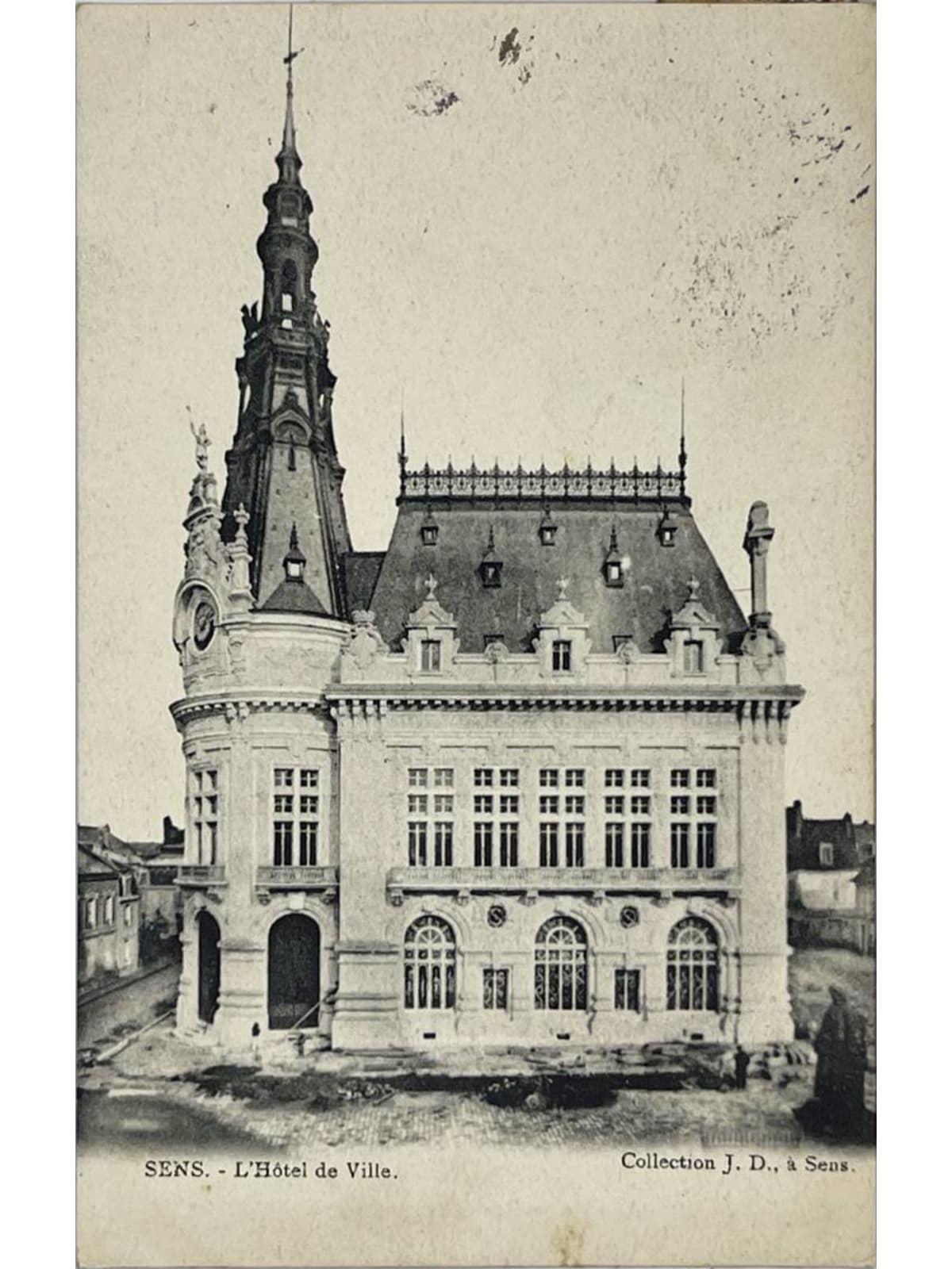 Recto de la carte postale