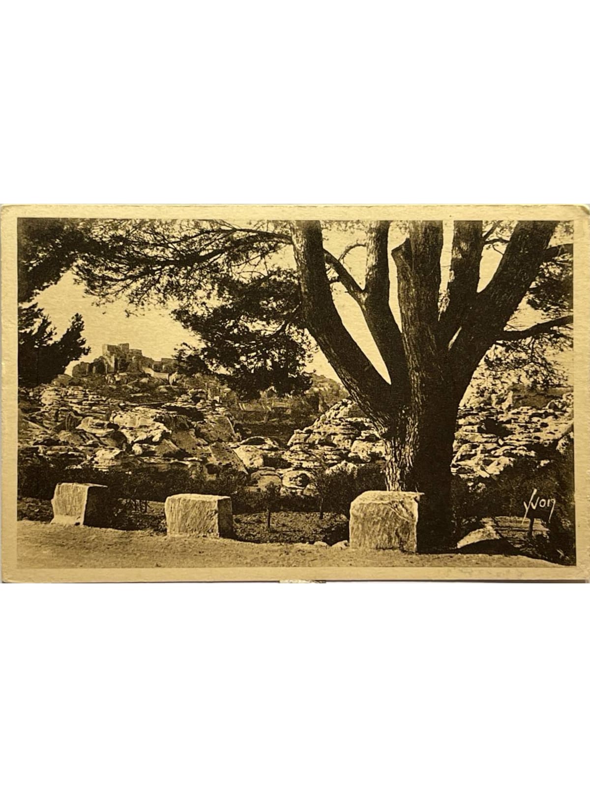 Recto de la carte postale