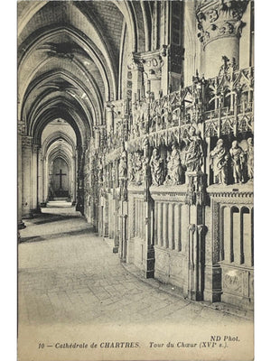 Chartres – Cathédrale Notre-Dame, tour du chœur – N.D. Phot. n°10