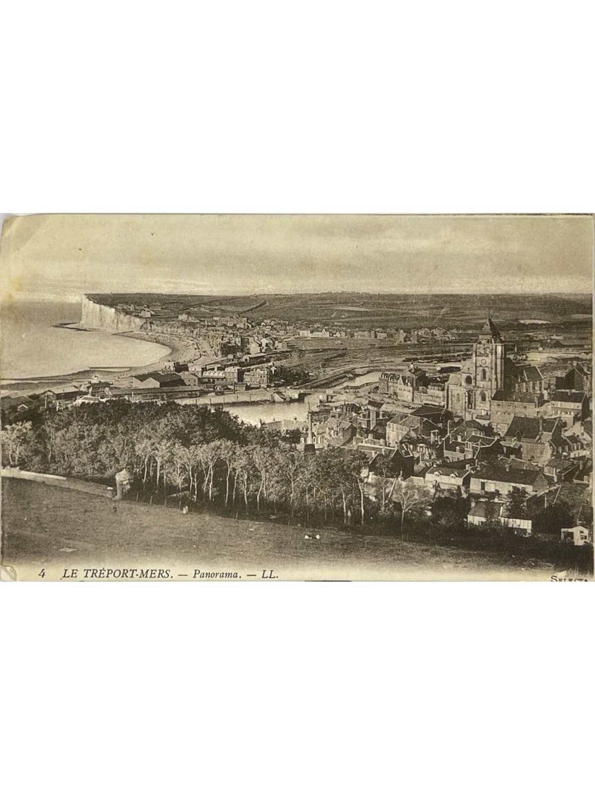 Recto de la carte postale