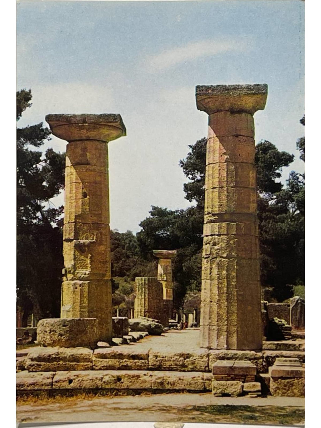Recto de la carte postale