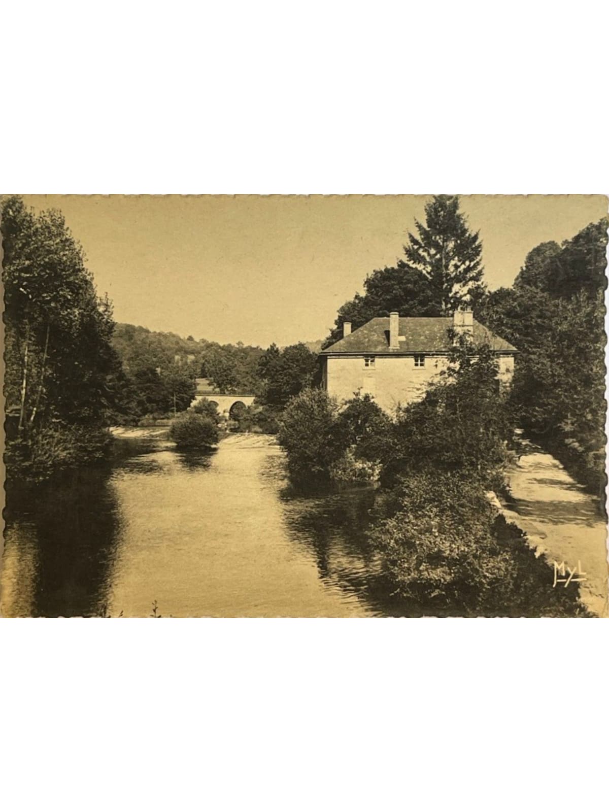Recto de la carte postale