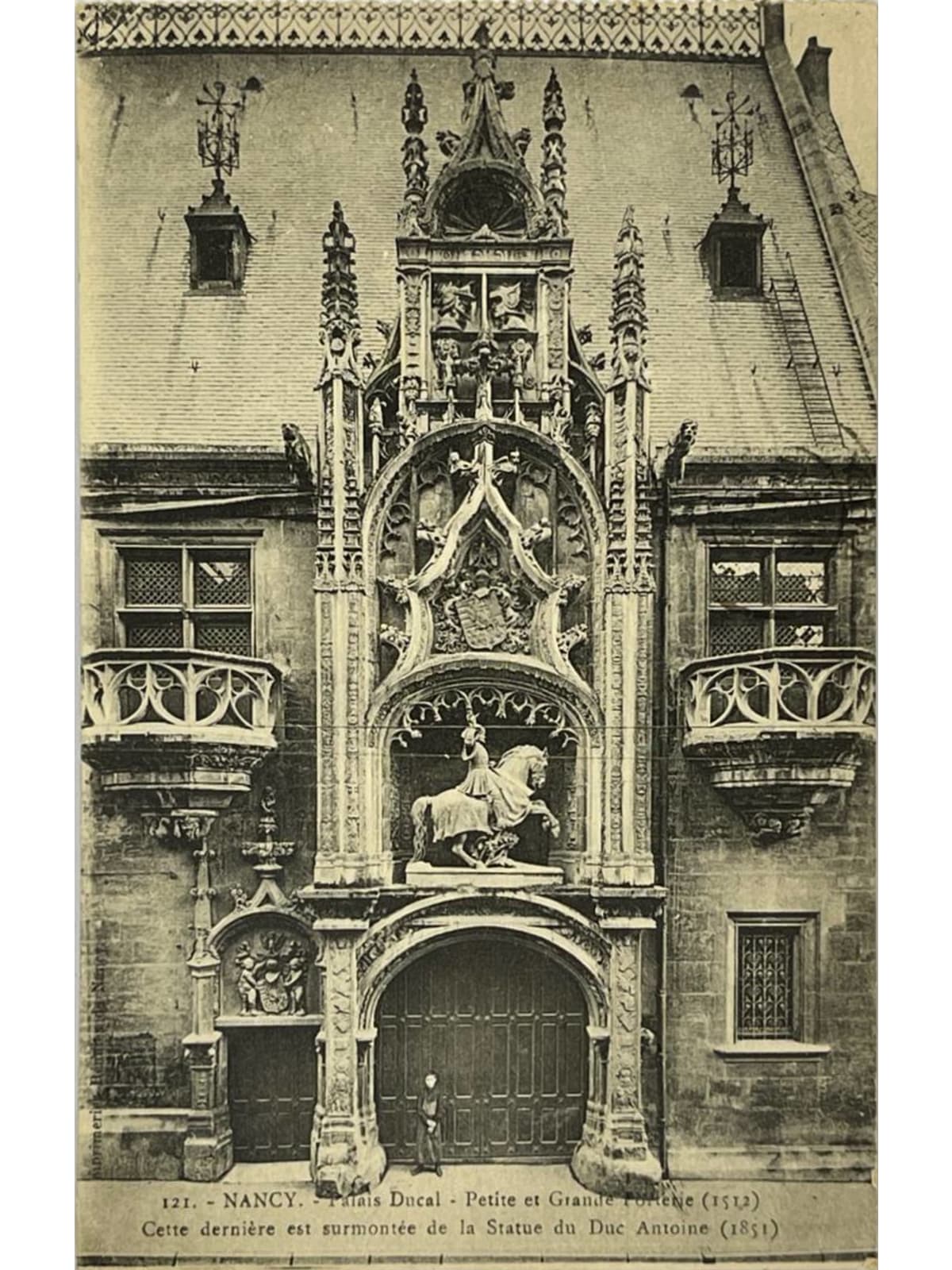 Recto de la carte postale