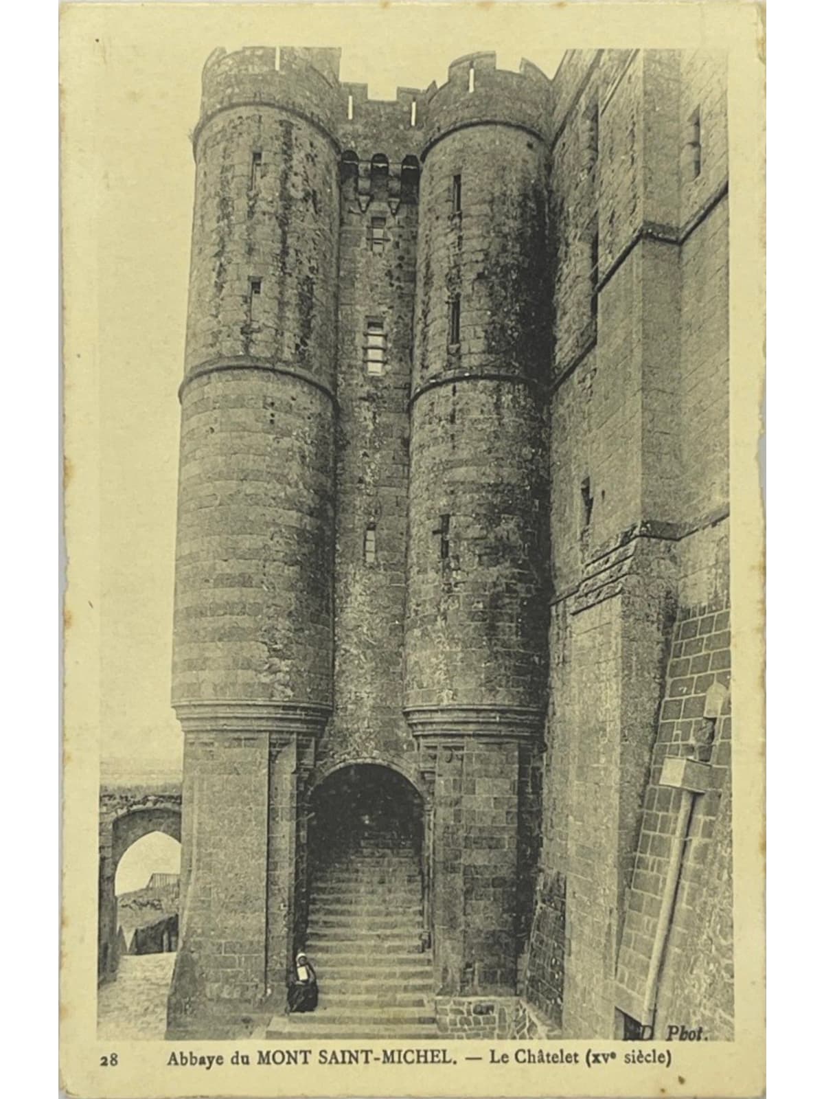 Recto de la carte postale