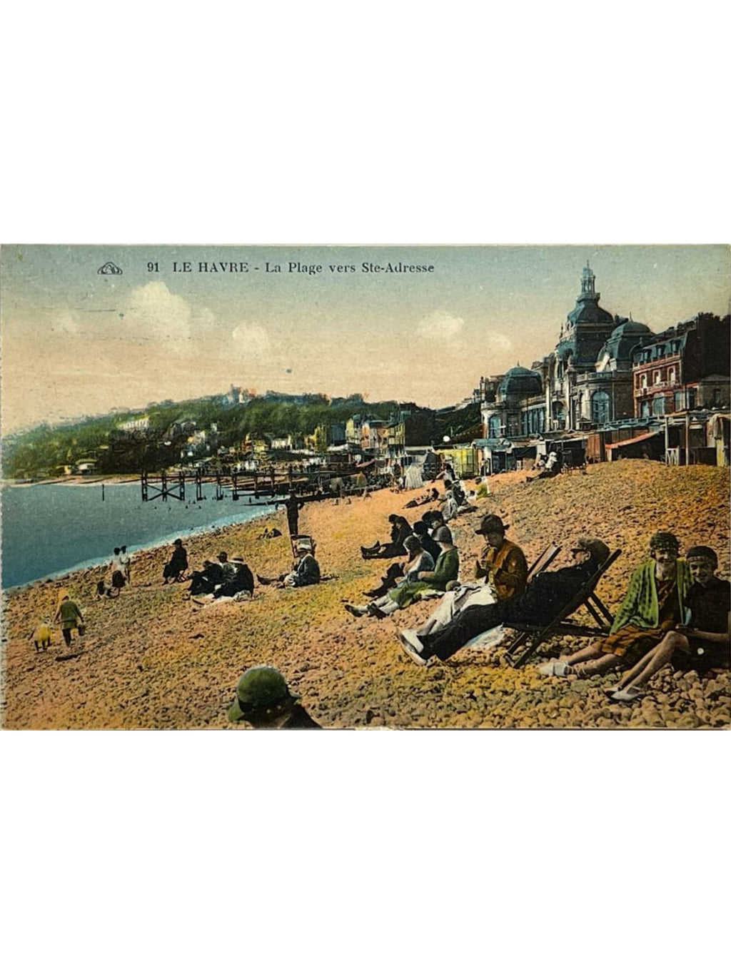 Recto de la carte postale