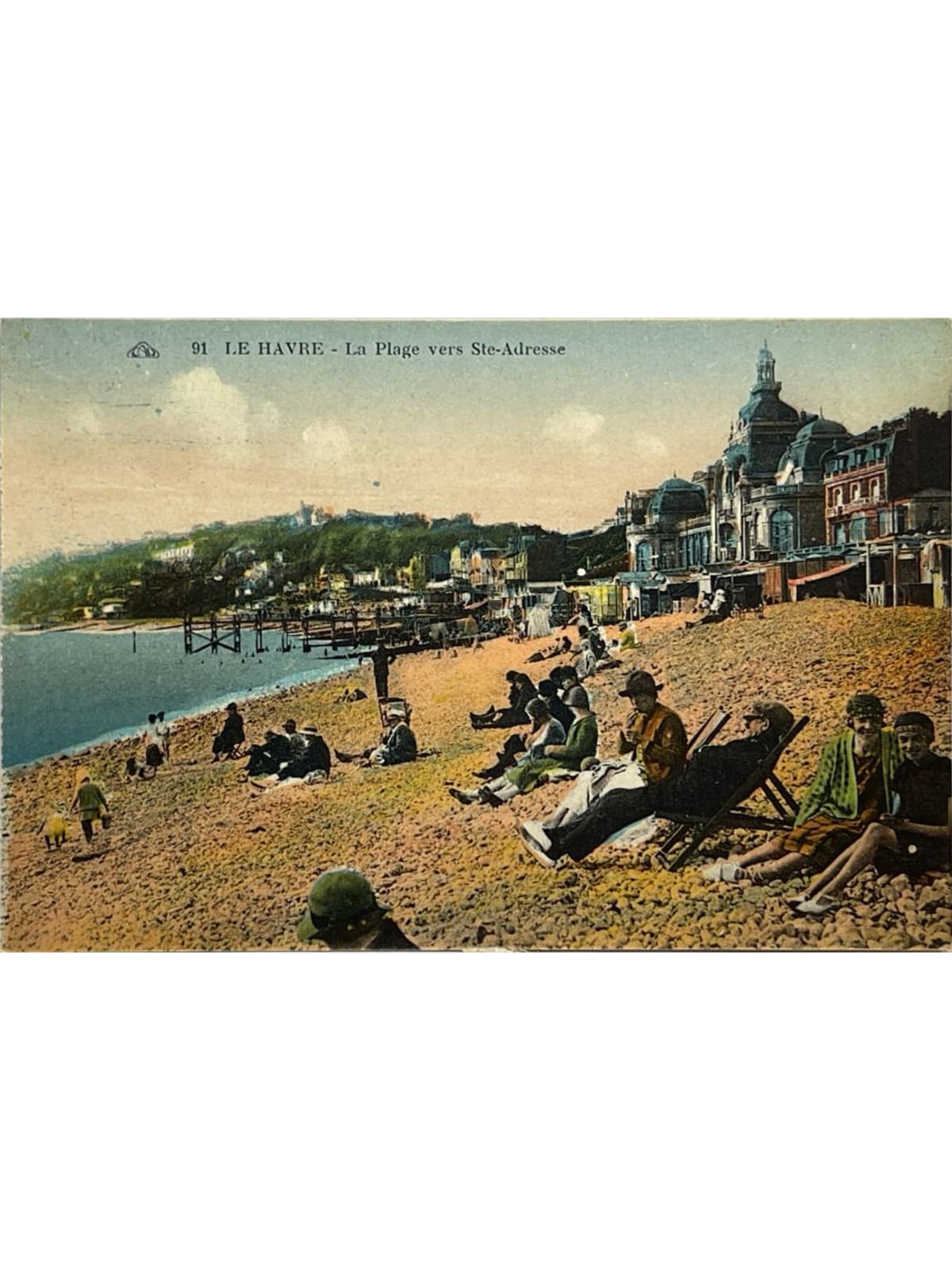 Recto de la carte postale
