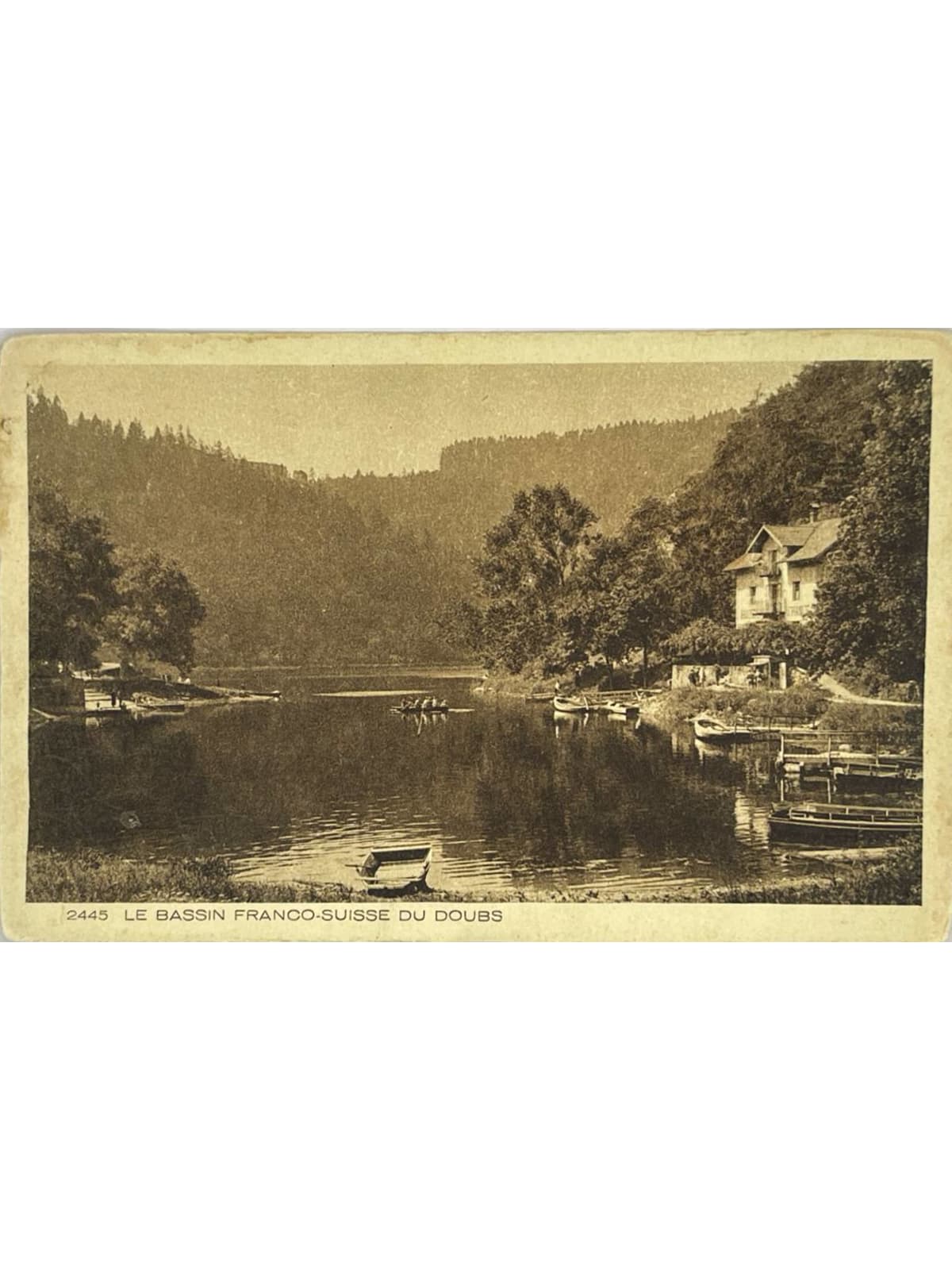 Recto de la carte postale