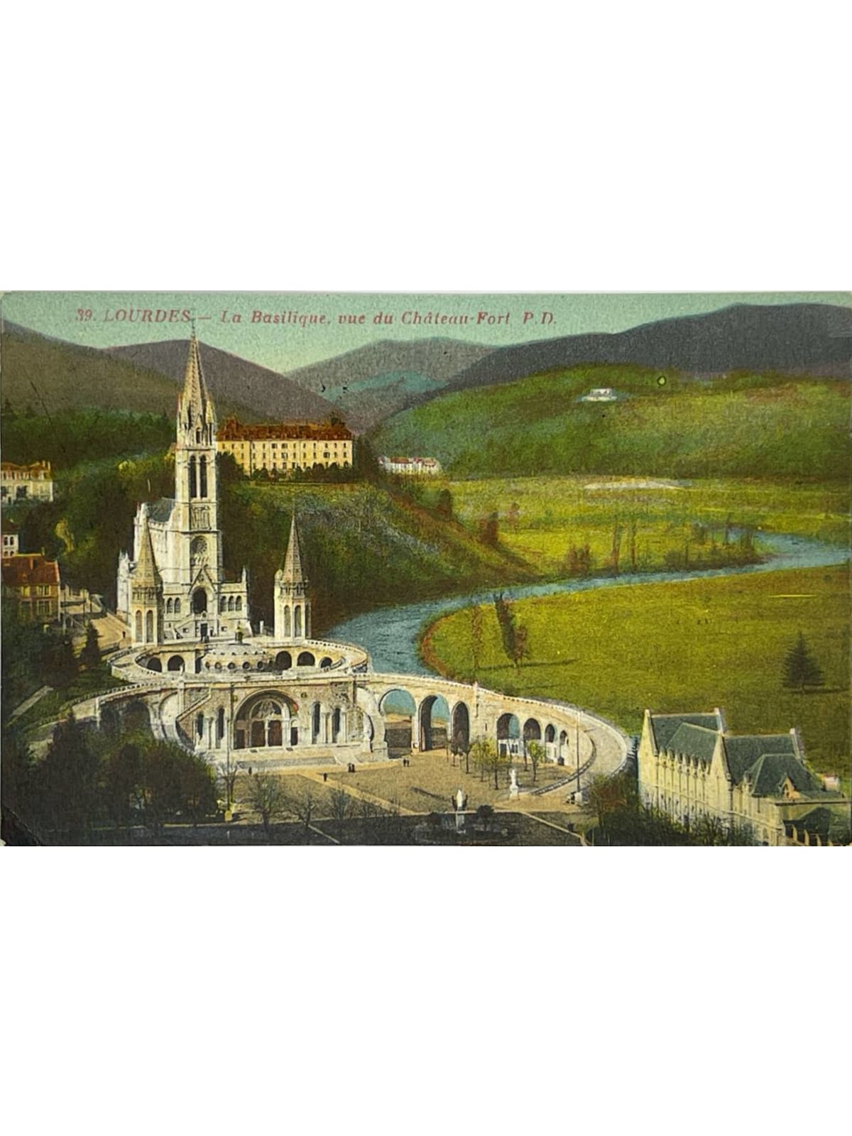 Recto de la carte postale