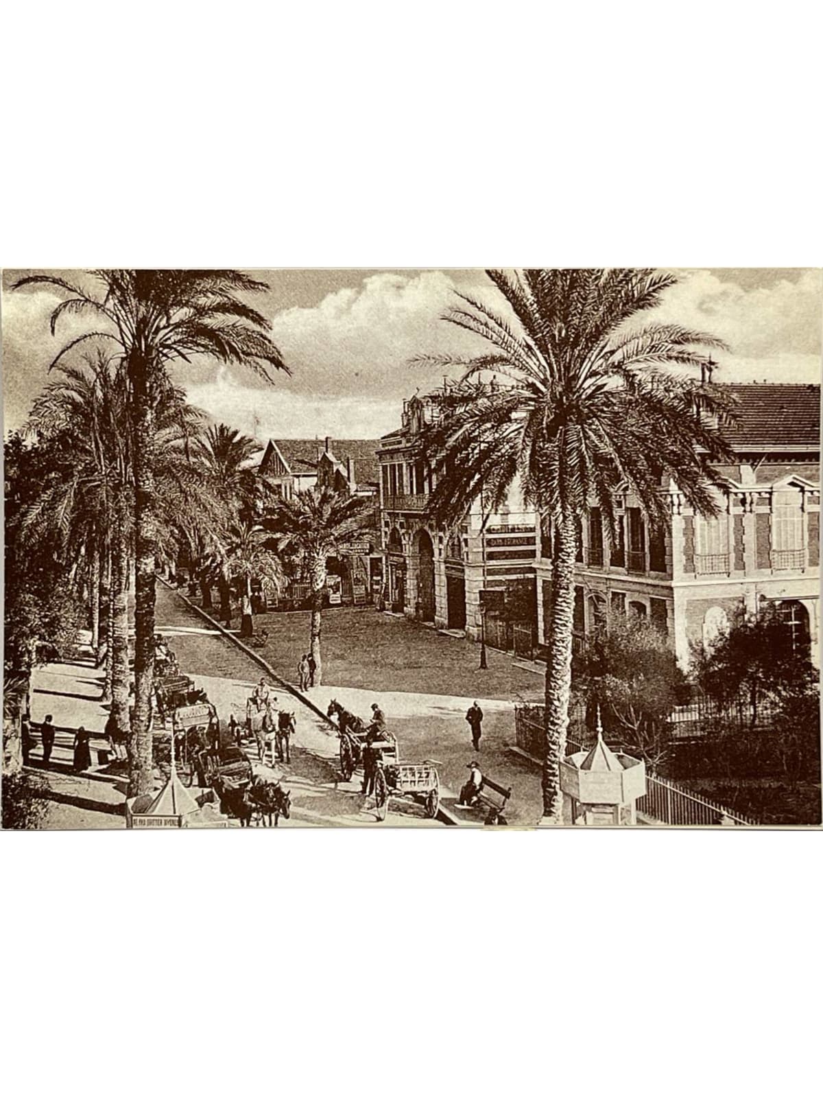 Recto de la carte postale