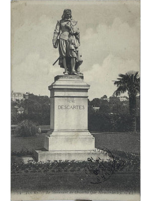 Tours – Monument de René Descartes par Nieuwerkerke – CPA 1906