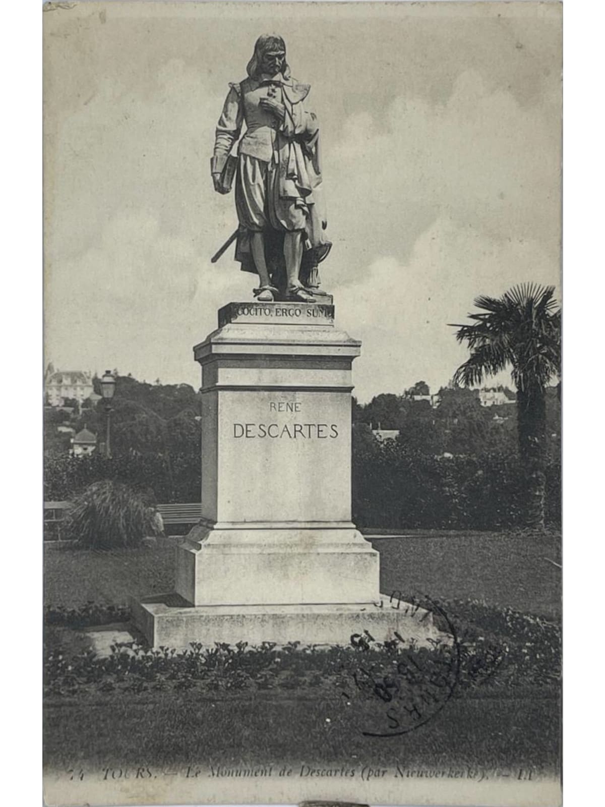 Recto de la carte postale