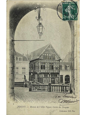 Joigny – Maison de l'Abbé Vignot, Cercle des Dragons – CPA Neurdein