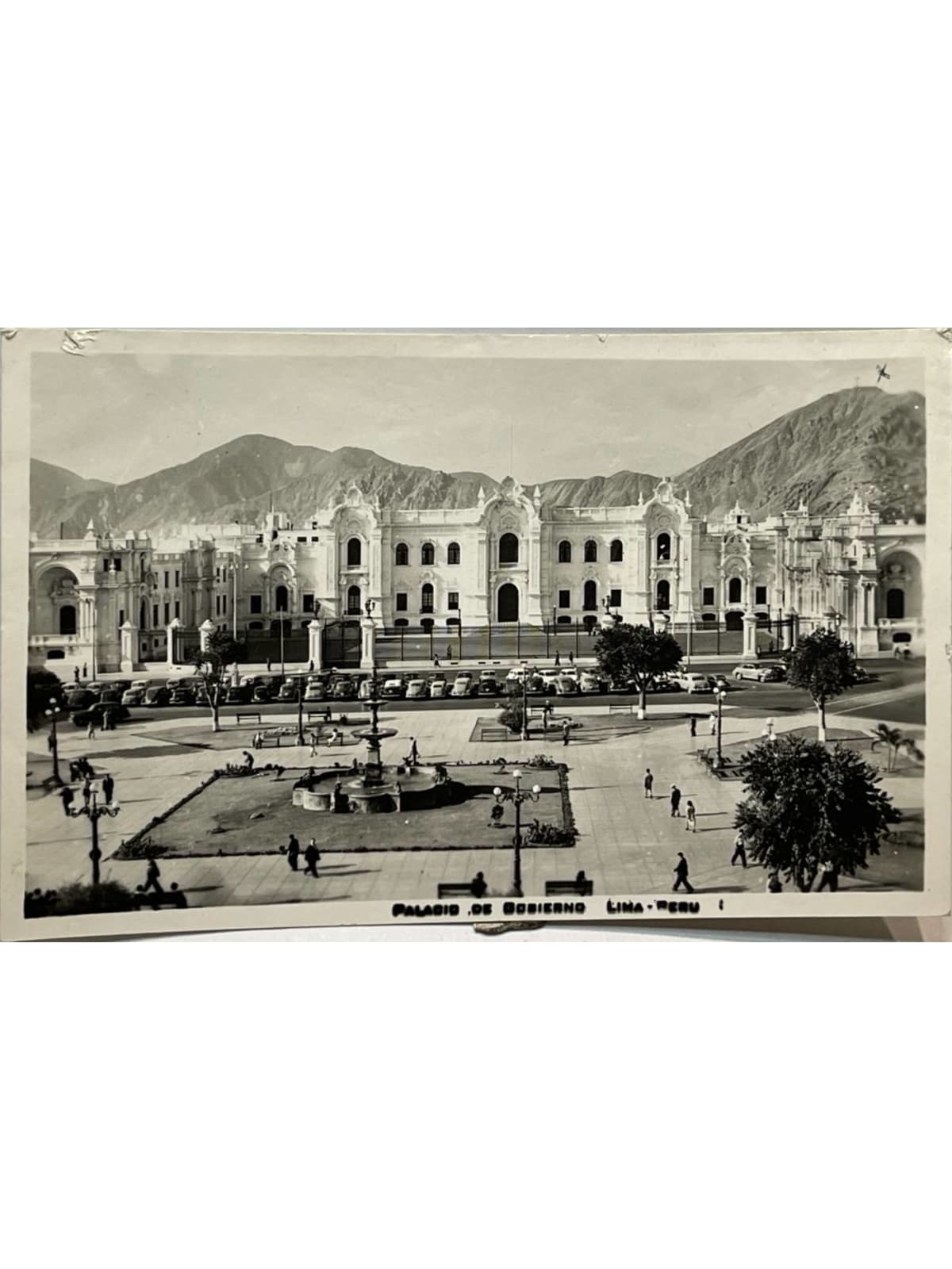 Recto de la carte postale