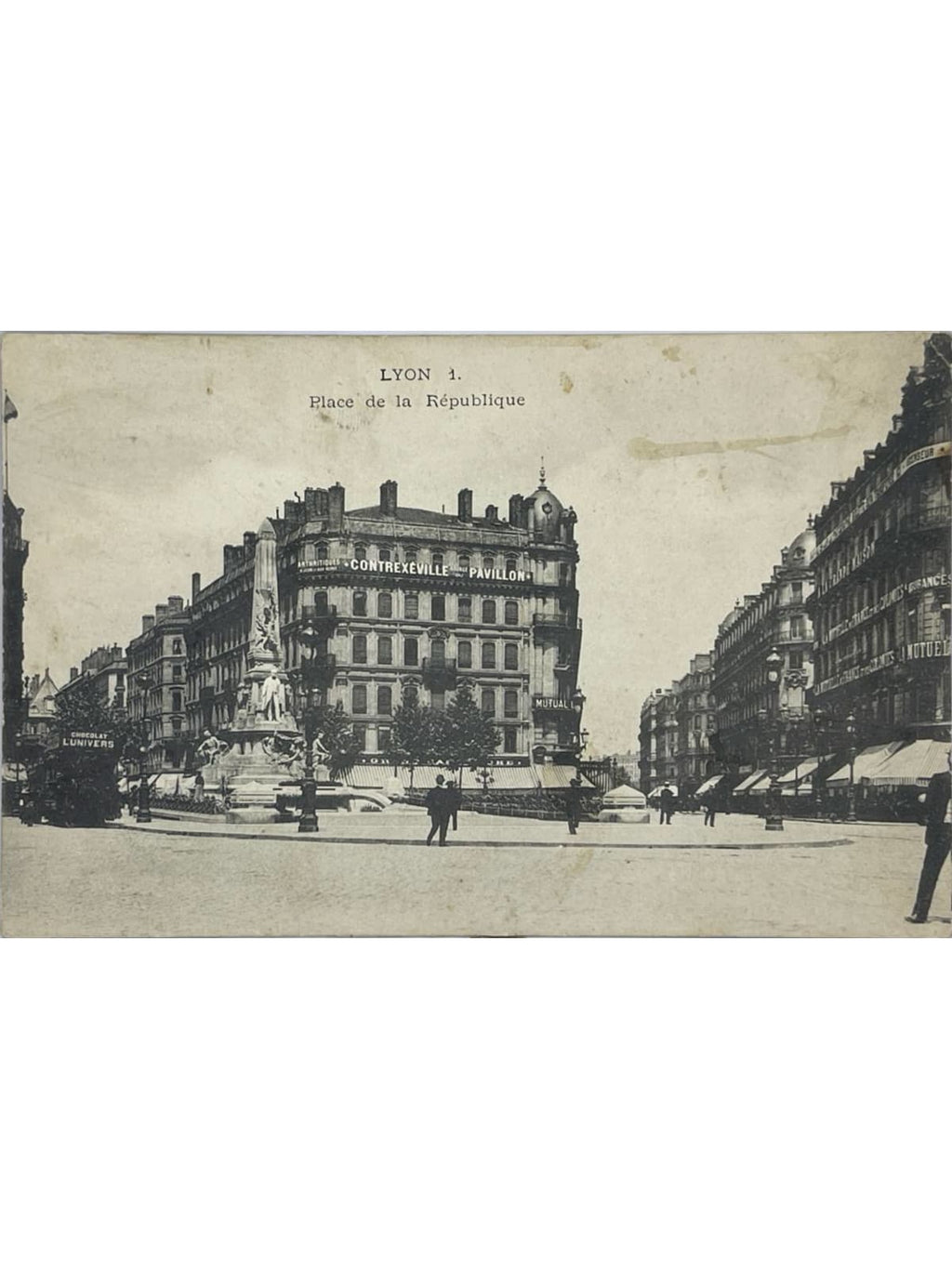 Recto de la carte postale