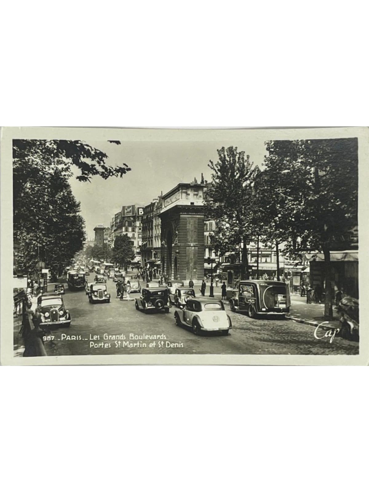 Recto de la carte postale