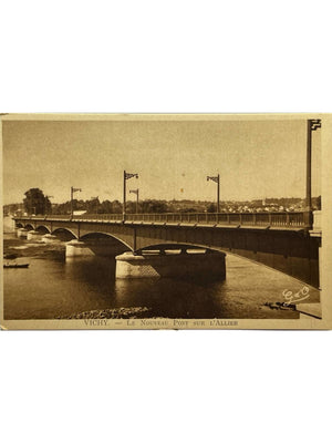 Vichy – Le nouveau pont sur l'Allier – CPA ancienne BC-32