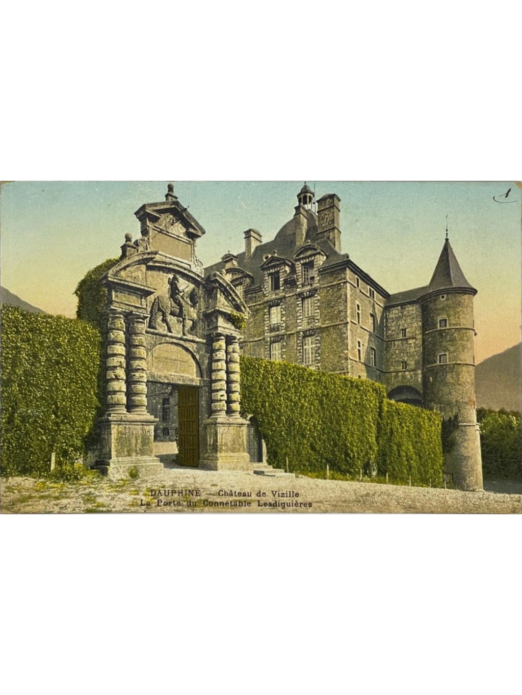 Recto de la carte postale