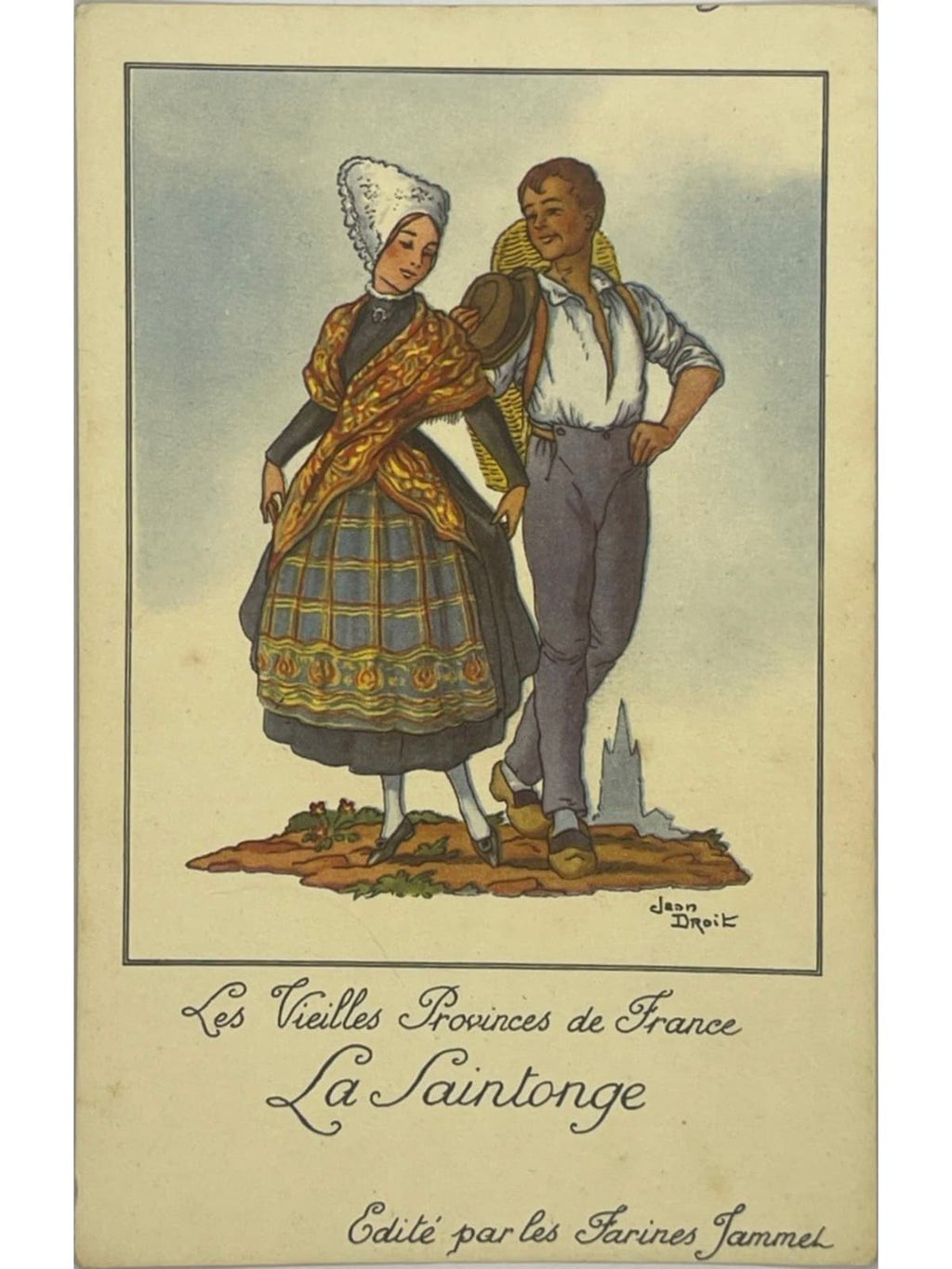 Recto de la carte postale