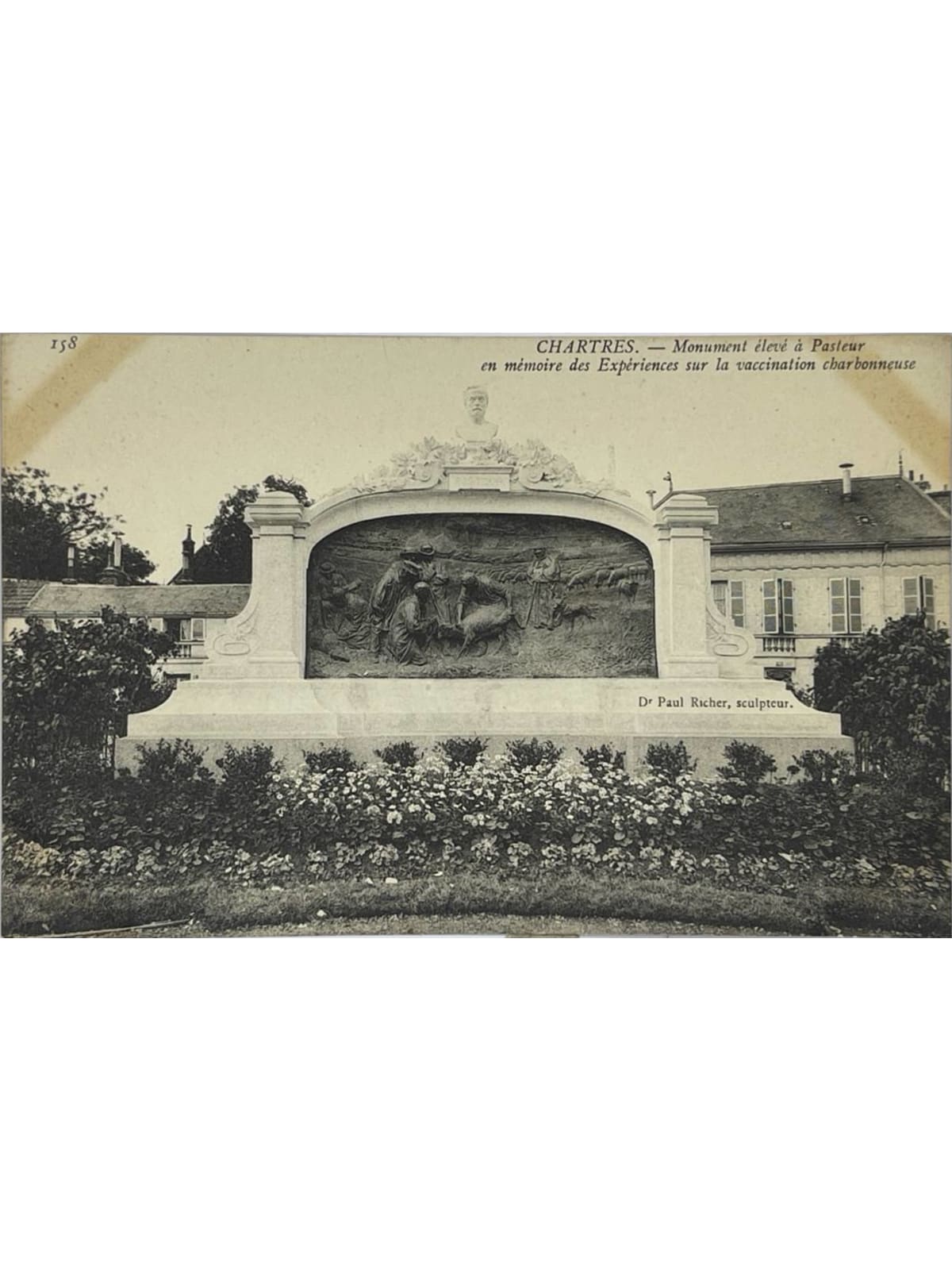 Recto de la carte postale