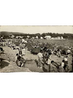 La Seyne-sur-Mer – Plage des Sablettes très animée – CPSM 1963