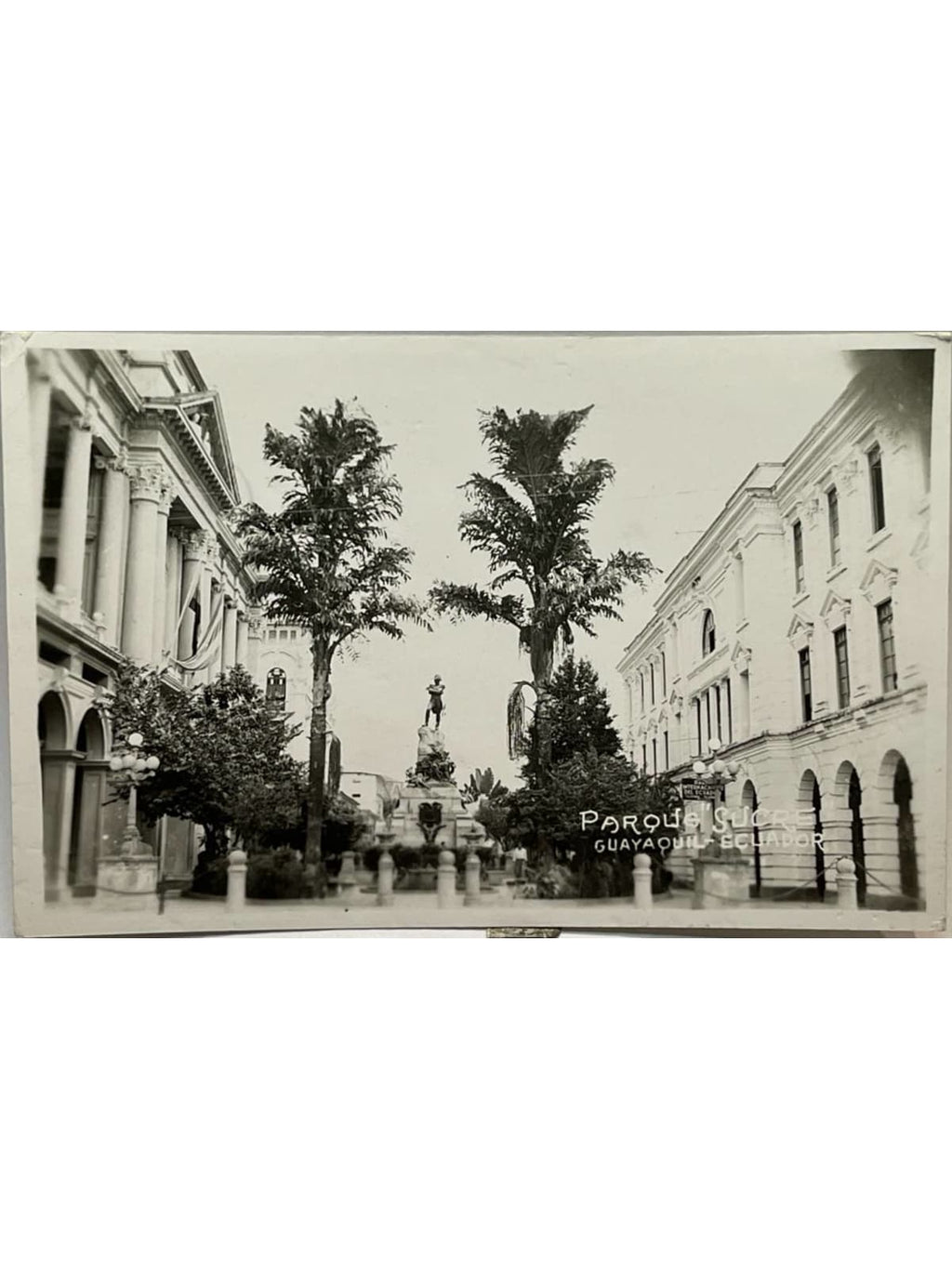 Recto de la carte postale