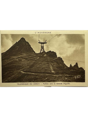Le Mont-Dore – Téléférique du Sancy, pylône vers la Grande Aiguille – CPA n°114