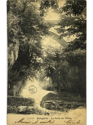 Bellegarde (Ain) – La Perte du Rhône – CPA J.J. 2722