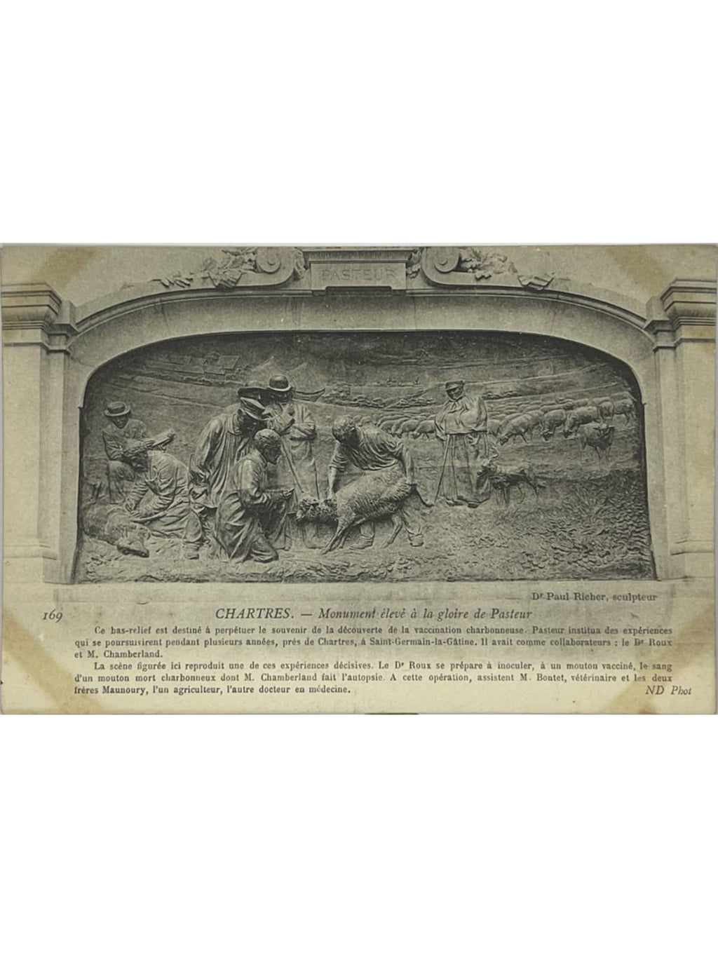Recto de la carte postale