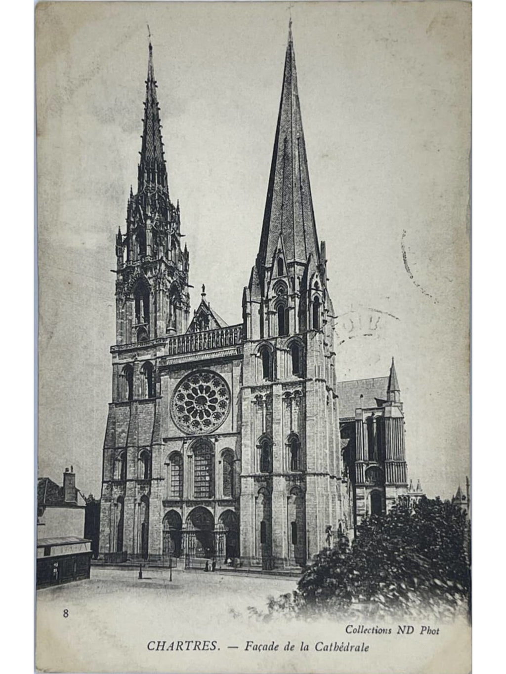 Recto de la carte postale