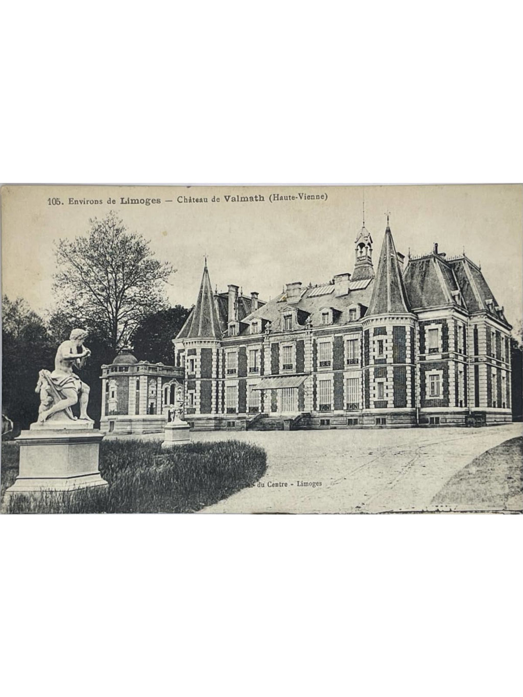 Recto de la carte postale