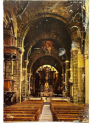 Le Puy-en-Velay – Intérieur de la basilique – CPSM Combier 1979