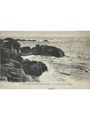 Les Sables-d'Olonne – Côte du Puits d'Enfer – CPA n° 7