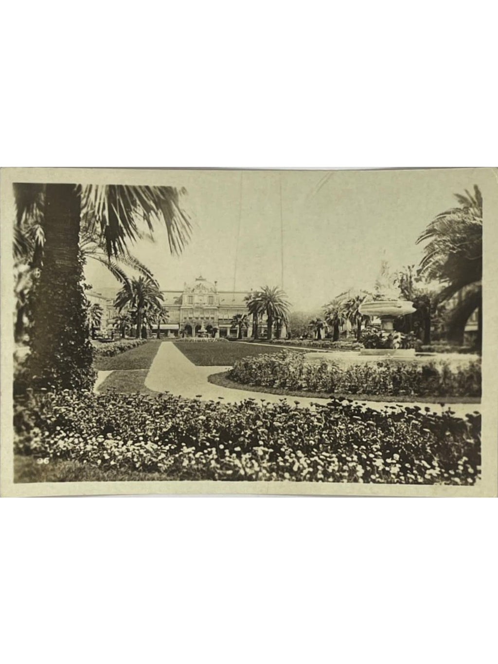 Recto de la carte postale