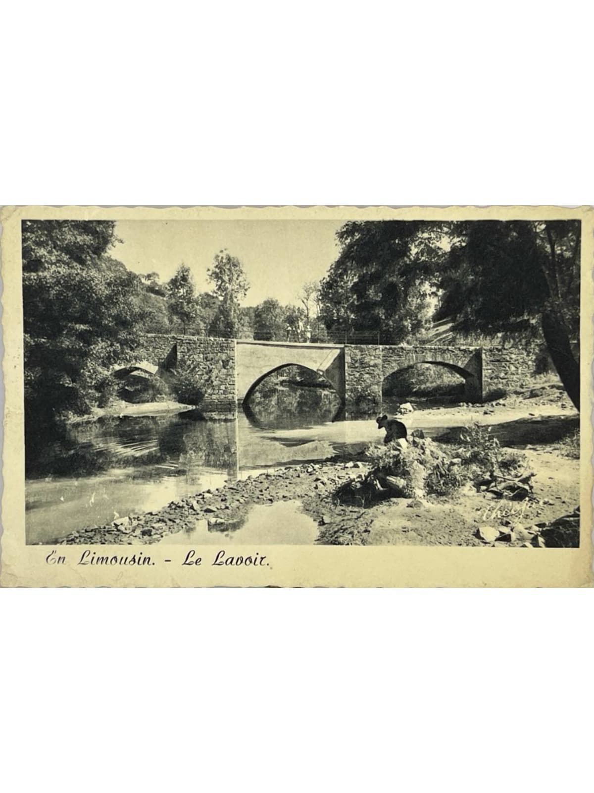 Recto de la carte postale